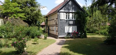 Ansicht eines kleinen Hauses