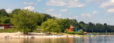 Aussicht auf das Strandbad Twistesee