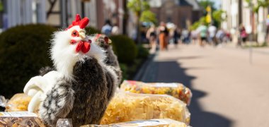 Verkaufsstand in der Schloßstraße